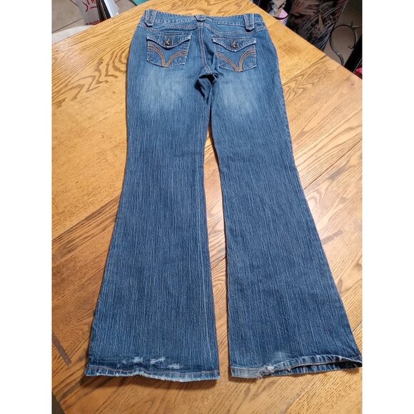 APT 9 Jeans Womens 6 Flared Flare Street Wear Work Cadual Used Preowned Used Hip - Picture 6 of 7